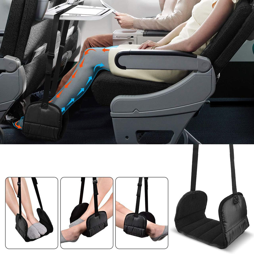 Under Desk Hammock - Hamaca ajustable para pies, para relajación,