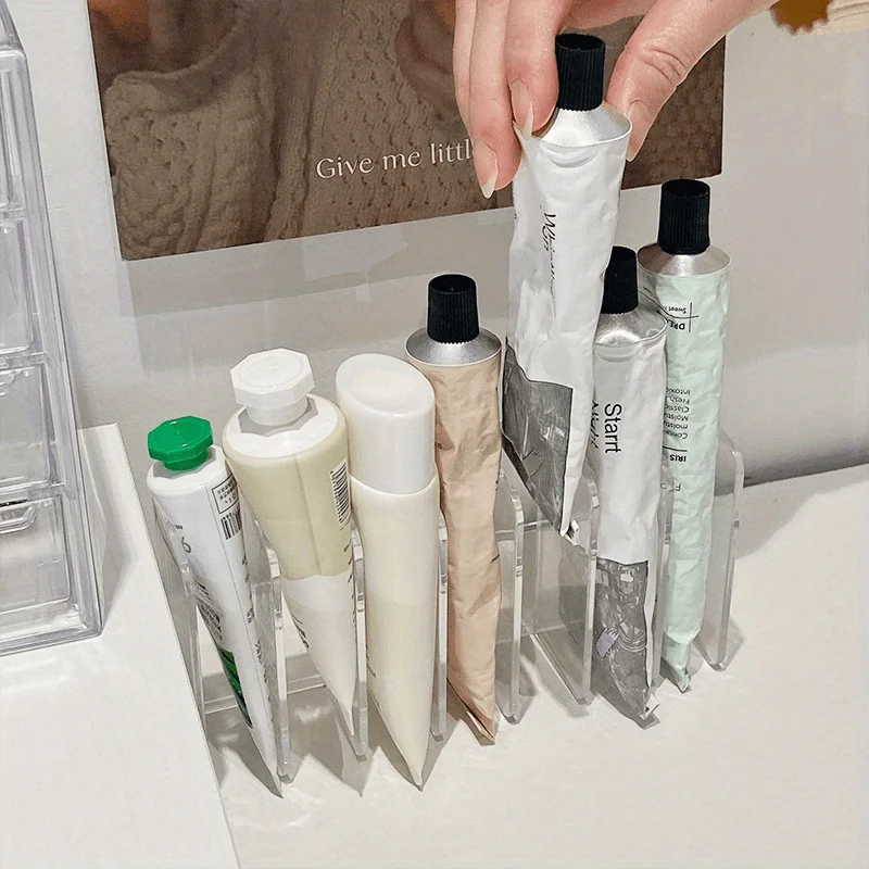 Wall Mounted Desk Fold - 1 unidad. Organizador de cosméticos transparente