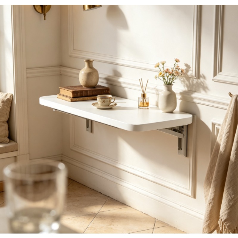 Wall Mounted Desk Fold - Mesa Plegable de Pared con Deflector,