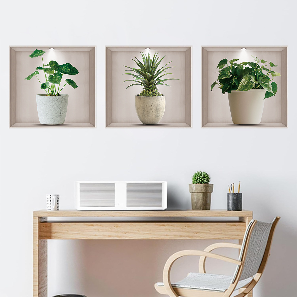 Office Furniture For Sale - Macetas, plantas verdes, adhesivos de pared,