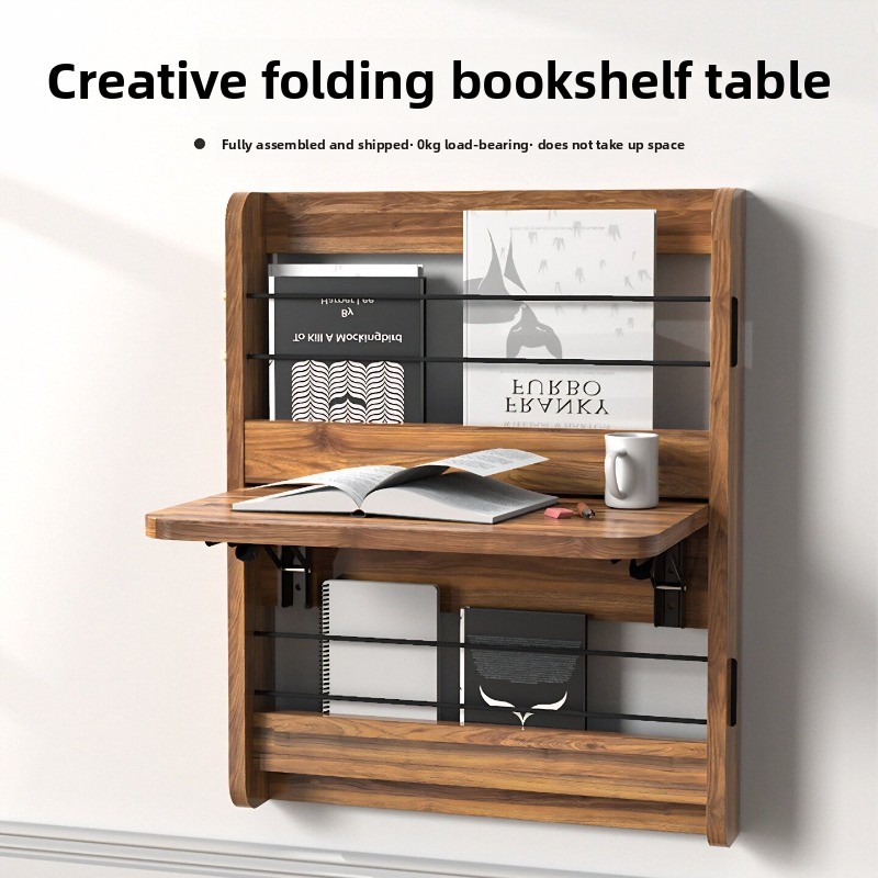 Wall Mounted Desk Fold - Escritorio Plegable de Pared, Ahorra Espacio,