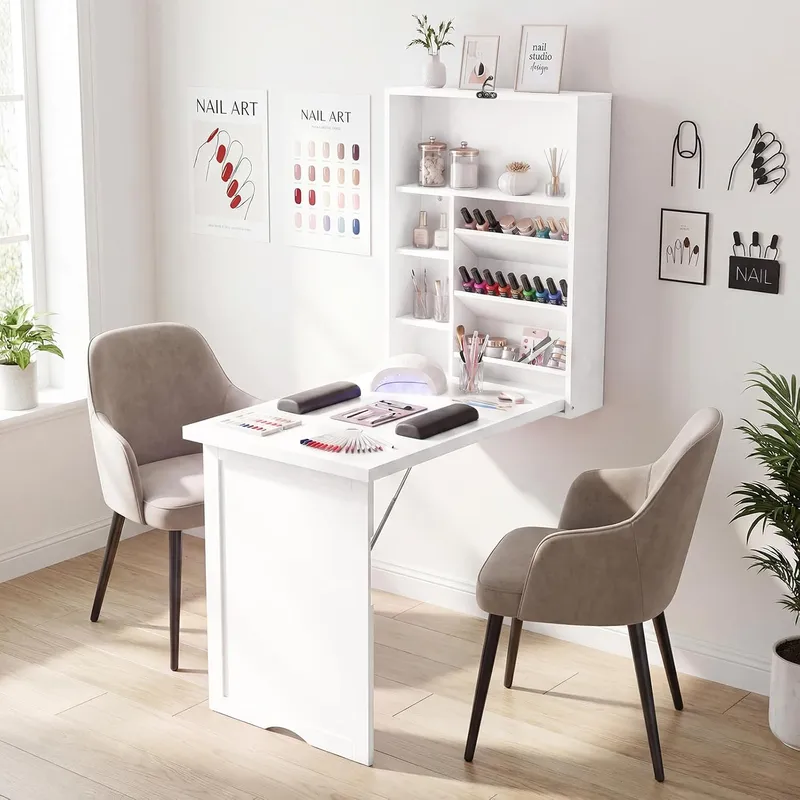 Wall Mounted Desk Fold - Escritorio de Computadora Multifuncional Montado en