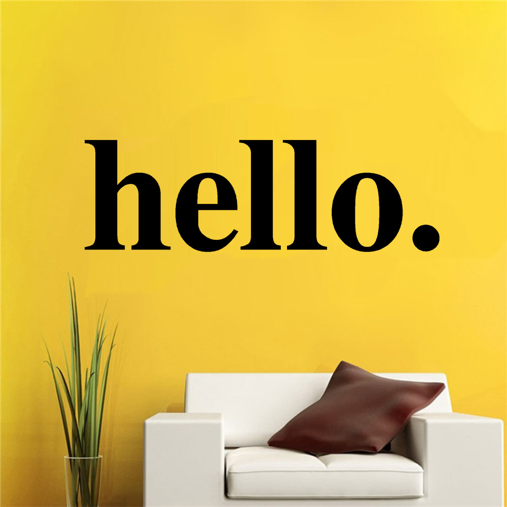 Hello Quotes-pegatina de vinil - Office Furniture For Sale reseña y precio