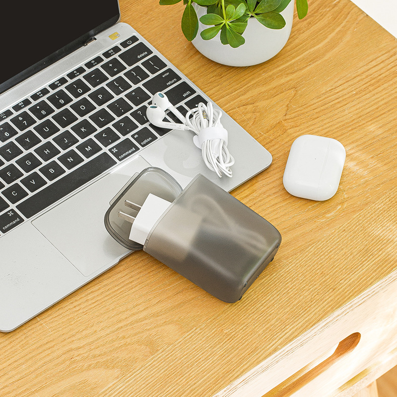 Caja de almacenamiento transpa - Telephone Headset Office reseña y precio