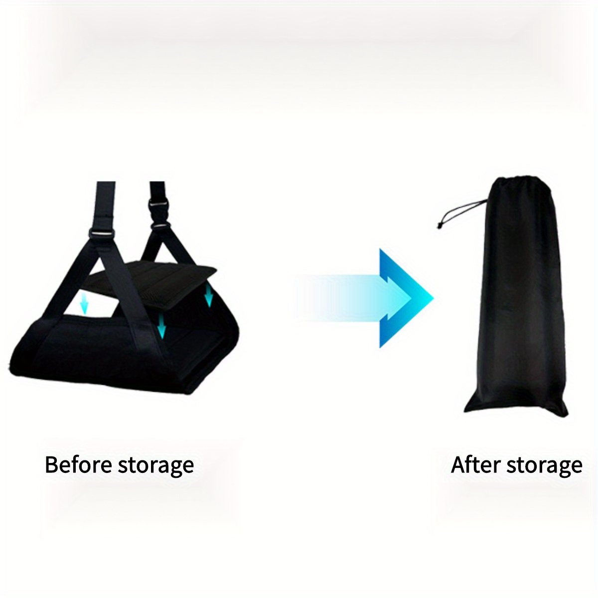 La hamaca de descanso de viaje - Under Desk Hammock reseña y precio