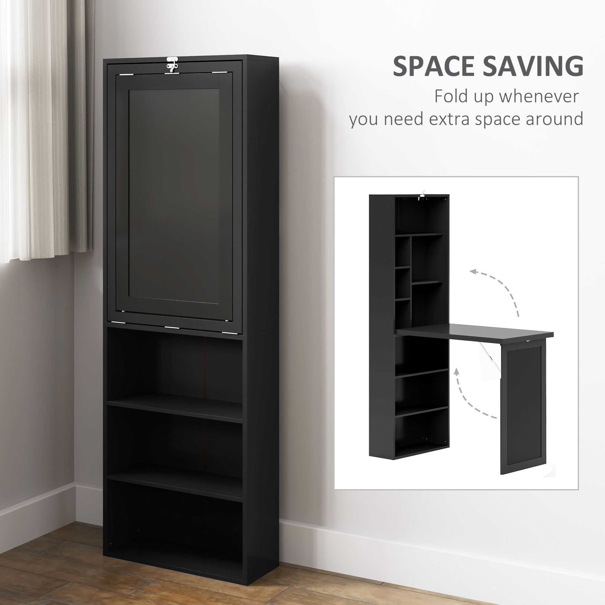 Escritorio de Oficina Plegable - Wall Mounted Desk Fold reseña y precio
