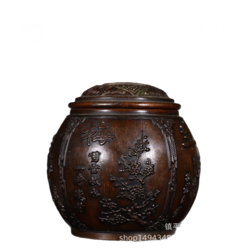 Jarrón de Té de Bambú con Dise - Office Furniture For Sale reseña y precio