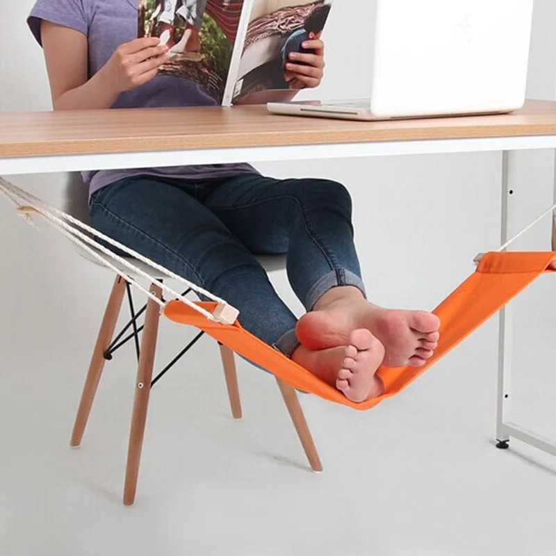 Hamaca ajustable para pies de  - Under Desk Hammock reseña y precio