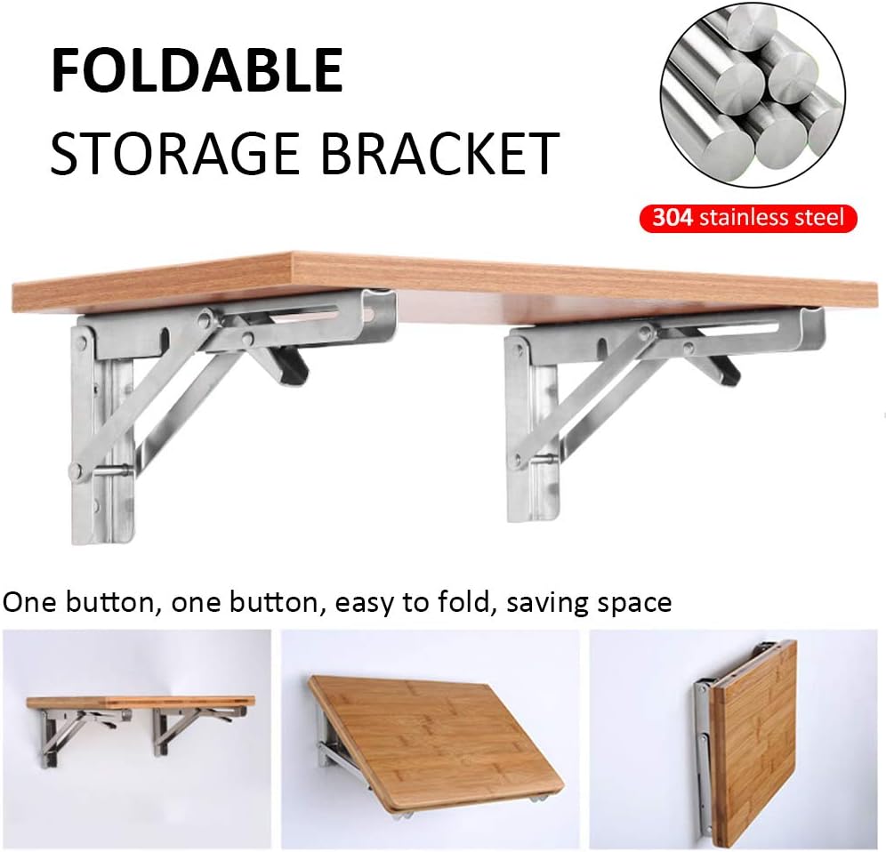 Soporte plegable para estante, - Wall Mounted Desk Fold reseña y precio