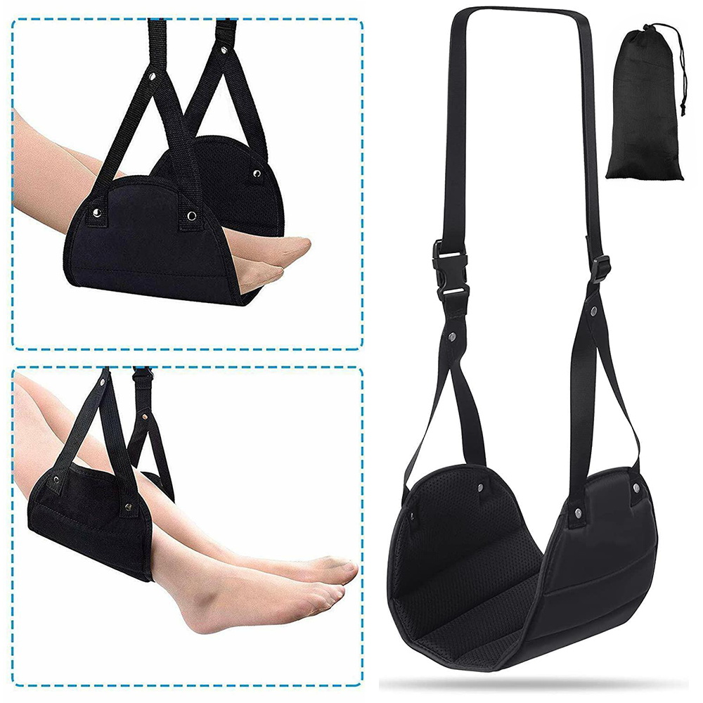 Hamaca para pies de avión, rep - Under Desk Hammock reseña y precio